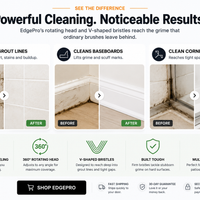 EdgePro™ 360° Rotating Grout & Corner Brush